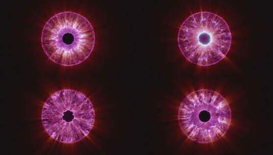 能量球眼球波动高清在线视频素材下载