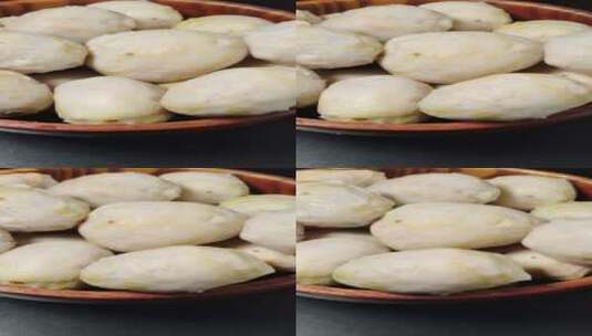 毛芋头食材美食4k视频高清在线视频素材下载