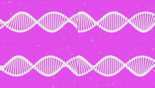 染色体DNA基因链视频高清在线视频素材下载