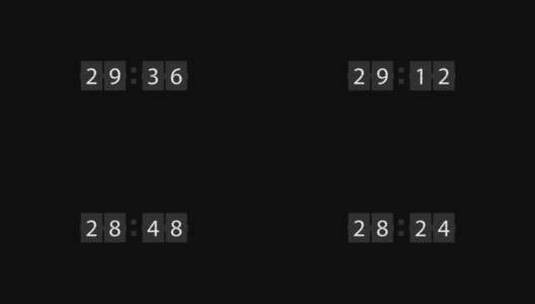 30分钟倒计时高清在线视频素材下载