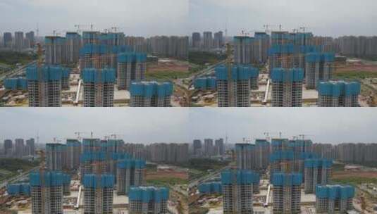 城市建设建筑工地高层建筑高清在线视频素材下载
