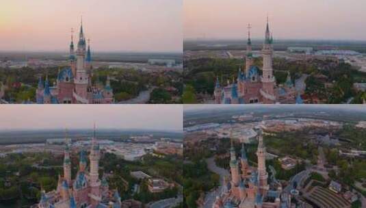 世界知名的迪士尼乐园高清在线视频素材下载