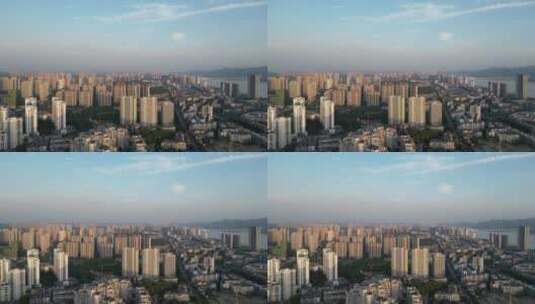 城市航拍湖北宜昌城市全景高清在线视频素材下载