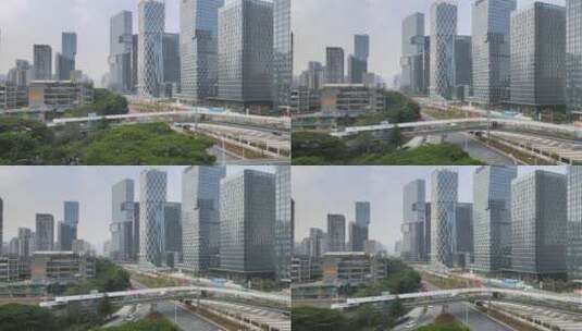 深圳腾讯滨海大厦高清在线视频素材下载