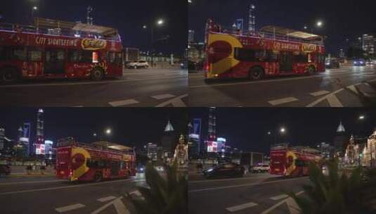 上海观光车高清在线视频素材下载