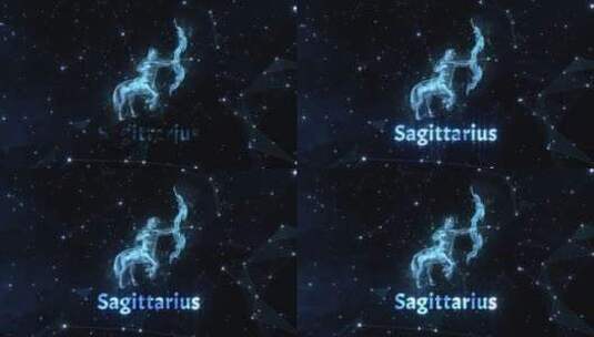 射手座Sagittarius高清在线视频素材下载