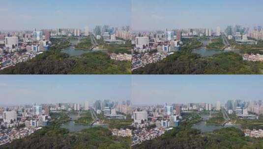广东省佛山市城市风光航拍高清在线视频素材下载