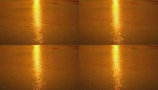 金色阳光 湖面 河面 夕阳 落日余晖高清在线视频素材下载