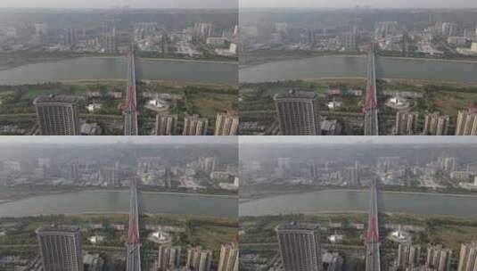 宝鸡渭滨区蟠龙大桥8高清在线视频素材下载