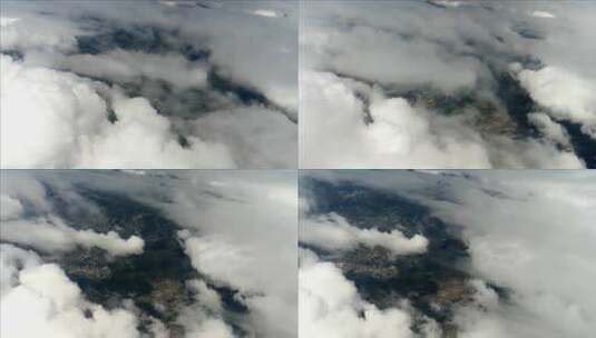 高空大气震撼云层穿梭航拍高清在线视频素材下载