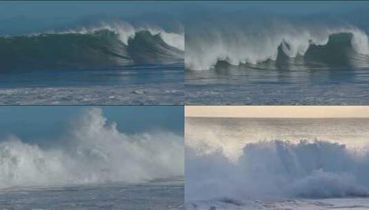 波涛汹涌的大海海浪海洋海浪波涛汹高清在线视频素材下载