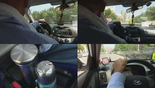 出租车司机日常高清在线视频素材下载