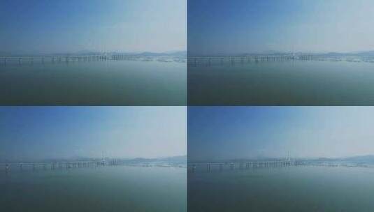 跨海大桥深圳湾公路大桥G高清在线视频素材下载