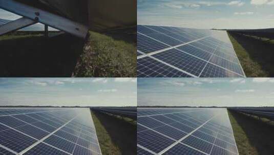 太阳能光伏发电高清在线视频素材下载