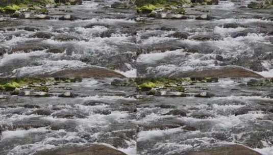 小河溪流河滩流水高清在线视频素材下载