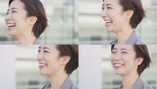 笑呵女性高清在线视频素材下载