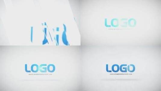 简约现代明亮的logo片头动画AE模板高清AE视频素材下载