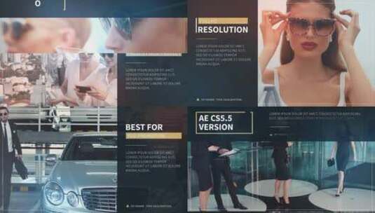 公司的幻灯片企业宣传展示AE模板高清AE视频素材下载