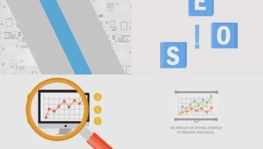 干净简洁SEO促销解释互联网营销AE模板高清AE视频素材下载