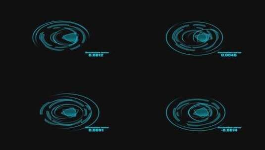 HUD 高科技 图形模板高清AE视频素材下载