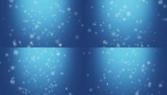 冬季雪花冰晶气泡视频背景AE模板高清AE视频素材下载