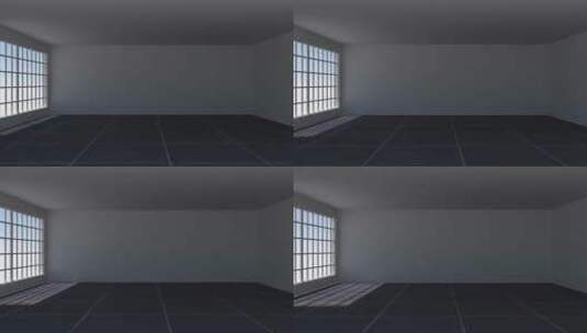 空间 概念 概念空间 时间 延时 窗户 阳光高清AE视频素材下载