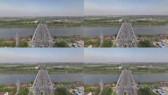 连云港海洲区航拍空镜高清在线视频素材下载