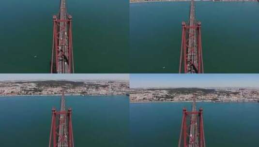 4月25日在葡萄牙的桥。高清在线视频素材下载