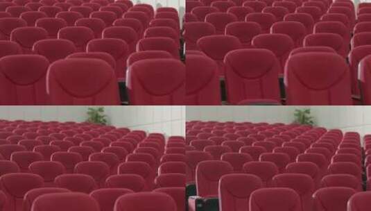 大型会议室座椅高清在线视频素材下载