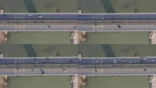 重庆桥梁鱼洞长江大桥航拍高清在线视频素材下载