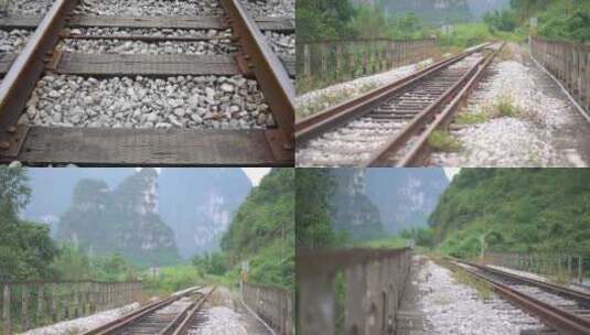 铁路轨道高清在线视频素材下载