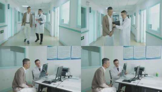 医生与患者交流高清在线视频素材下载