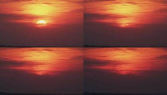 琥珀色的日落高清在线视频素材下载