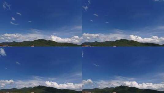 蓝天白云-延时摄影-10高清在线视频素材下载