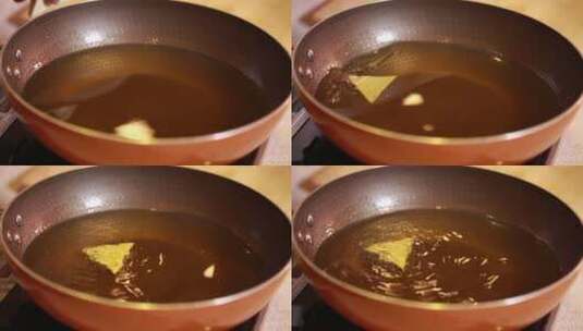 油锅炸豆腐 (3)高清在线视频素材下载