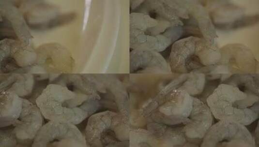 虾仁鲜虾大虾肉高清在线视频素材下载