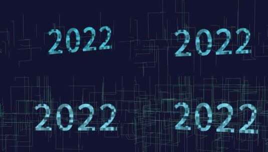 2022三维科技感电路板生长线条场景高清在线视频素材下载