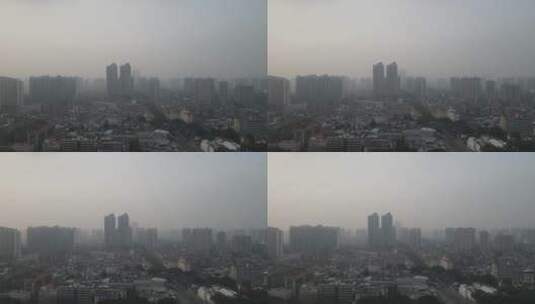 灰霾天气下的广州高清在线视频素材下载