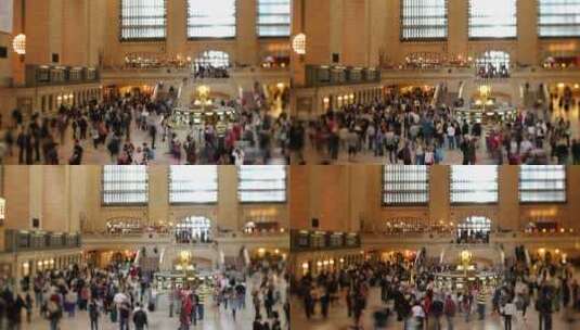 中央车站的旅客高清在线视频素材下载