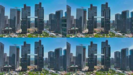 【正版5K素材】深圳大疆天空之城大厦航拍1高清在线视频素材下载