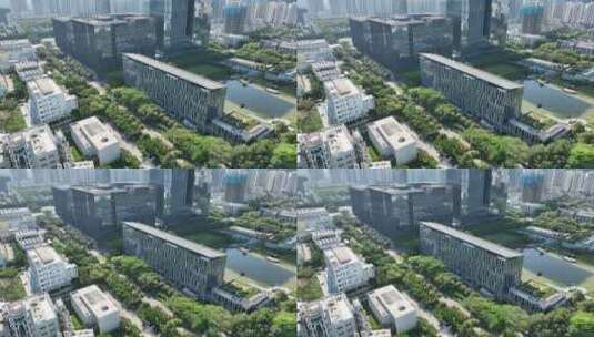 软件大厦 深圳高新区 南山党建公园高清在线视频素材下载