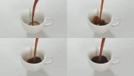 倒清咖啡高清在线视频素材下载