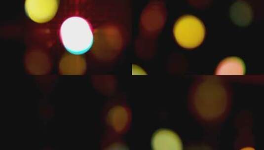 黄色光斑光点移动闪烁背景 (1)高清在线视频素材下载