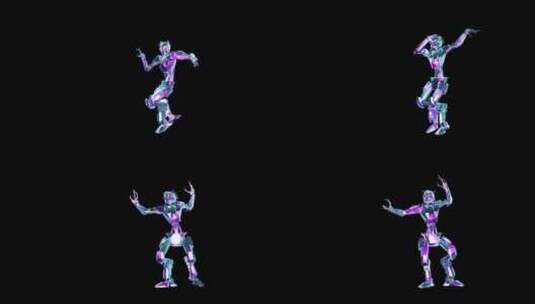 机器人跳舞高清在线视频素材下载