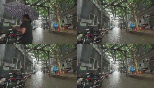 北京城乡结合部下雨天5高清在线视频素材下载