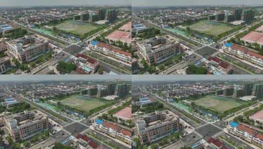 扬州城市发展曙光路「航拍分镜4」20220727高清在线视频素材下载