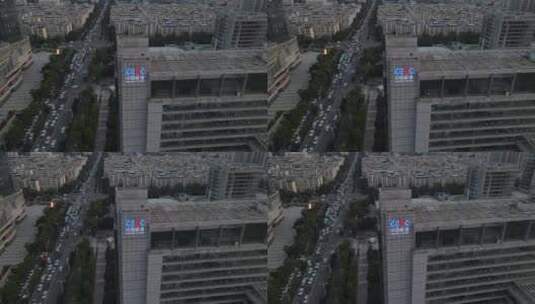 西安高新中国能建大厦5高清在线视频素材下载