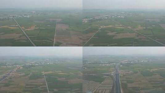 中国南宁：南宁附近的鸟瞰图。高清在线视频素材下载