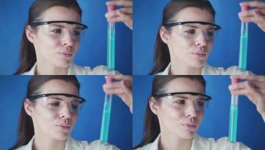 女化学家高清在线视频素材下载
