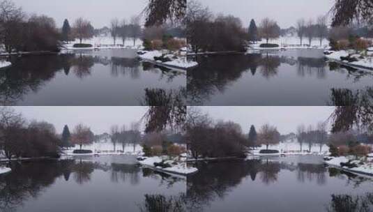 冬季河面湖面高清在线视频素材下载
